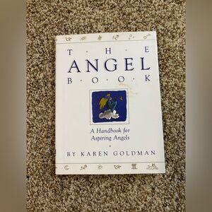 The Angel Book by Karen Goldman Hardcover Spiritual Gift Book 1992